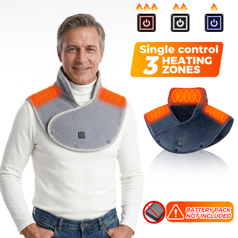 Heated Pad Electric - 3 Heat Zones Electric Heated Shawl