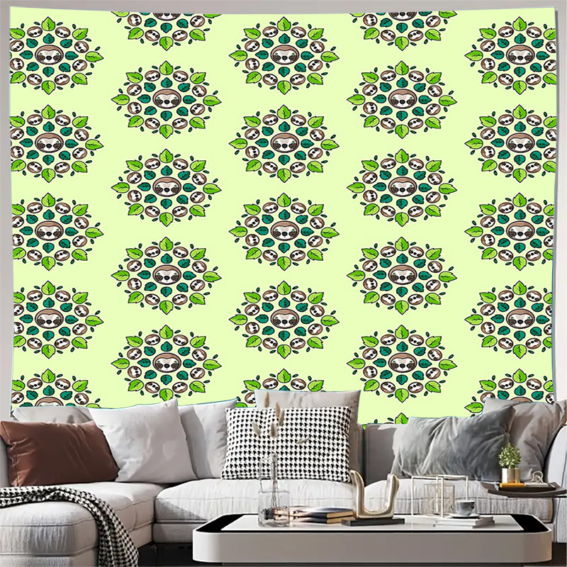 Vintage Home Textiles - Bohemian Wall Tapestry Nature Forest Backdrop