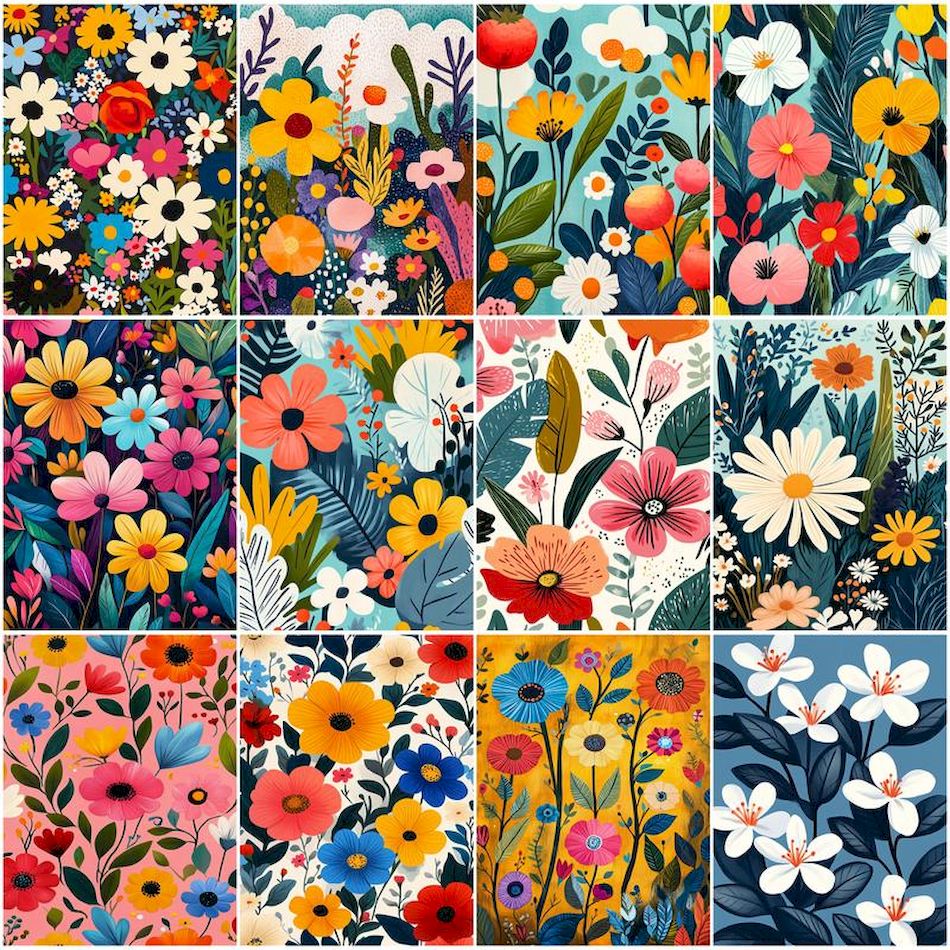 Home Textiles Store - RUOPOTY Simple Painting By Numbers flower