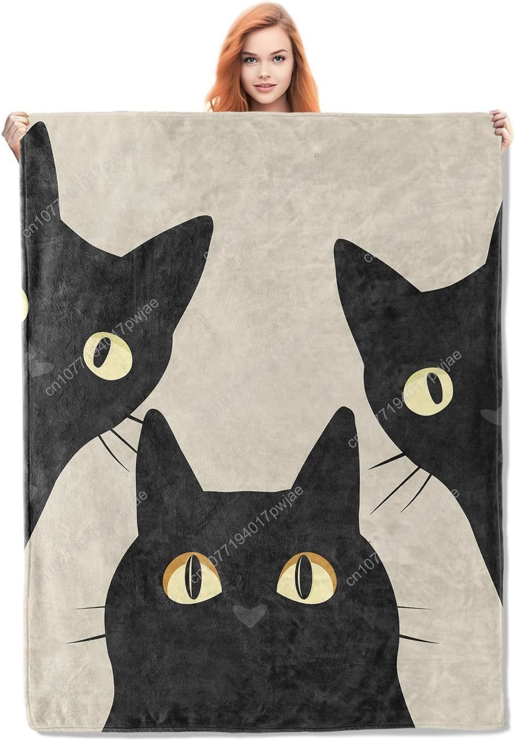 Quality Home Textiles - Funny Cat Blanket Gifts for Women
