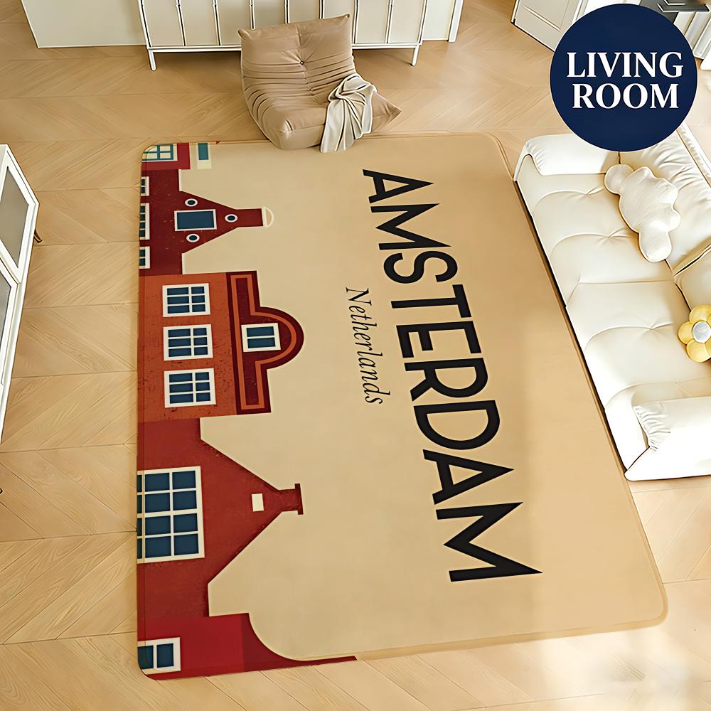 Soft Flannel Floor Mat Place A - đánh giá và giá Home Textiles Netherlands