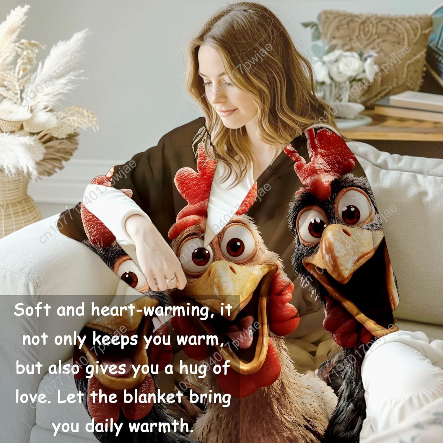 Chickens Blanket Gifts for Wom - đánh giá và giá Quality Home Textiles
