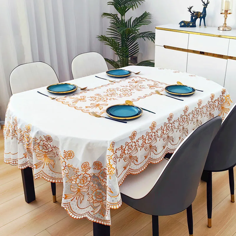 New PVC Oval Waterproof Tablec - đánh giá và giá Home Textiles Today News