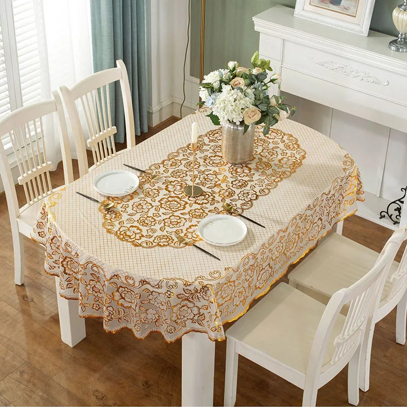 New PVC Oval Waterproof Tablec - đánh giá và giá Home Textiles Today News