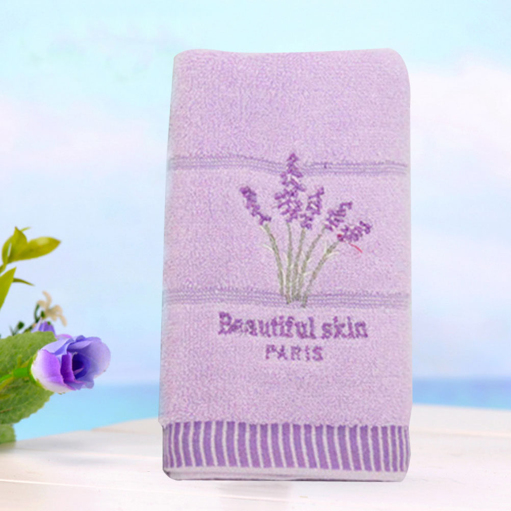Lavender Cotton Towels Violet  - đánh giá và giá Home Textiles Towel Set