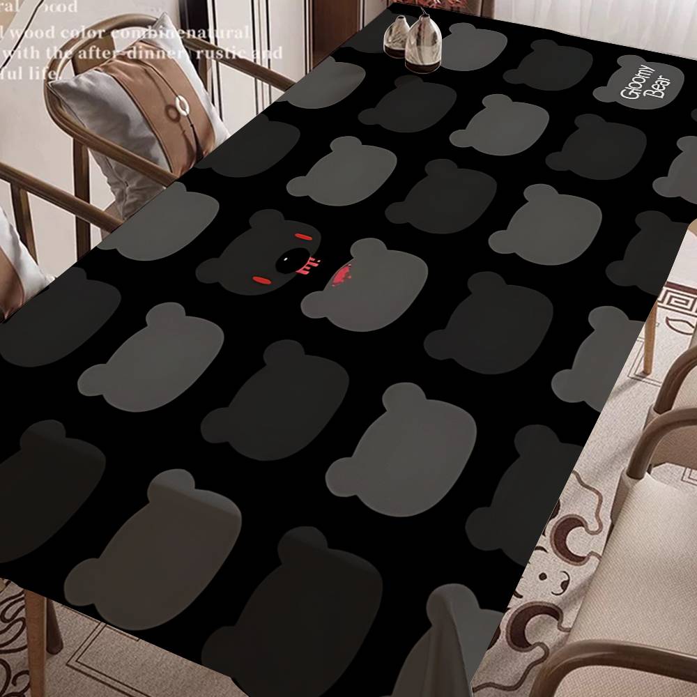 Cartoon G-gloomy Bear Tableclo - đánh giá và giá Home Textiles Today News