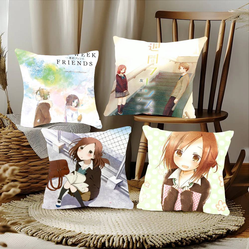 One Week Friends Anime Pillow  - đánh giá và giá Home Textiles Week