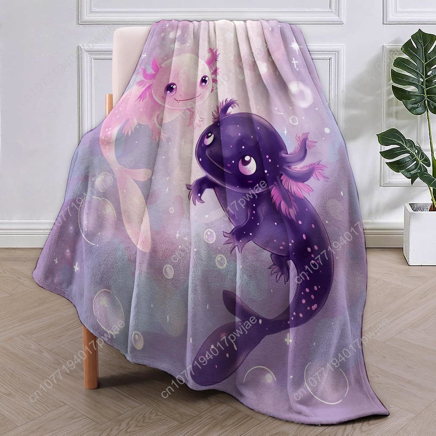 Axolotl Blanket Cute Axolotls  - đánh giá và giá Quality Home Textiles