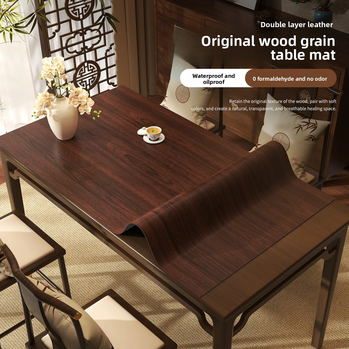 New Wabi Sabi Pu Leather Table - đánh giá và giá Home Textiles Today News