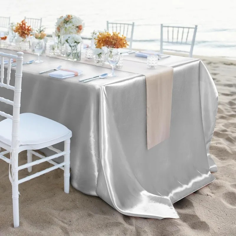 Satin Tablecloth Smooth Silky  - đánh giá và giá Home Textiles Today News
