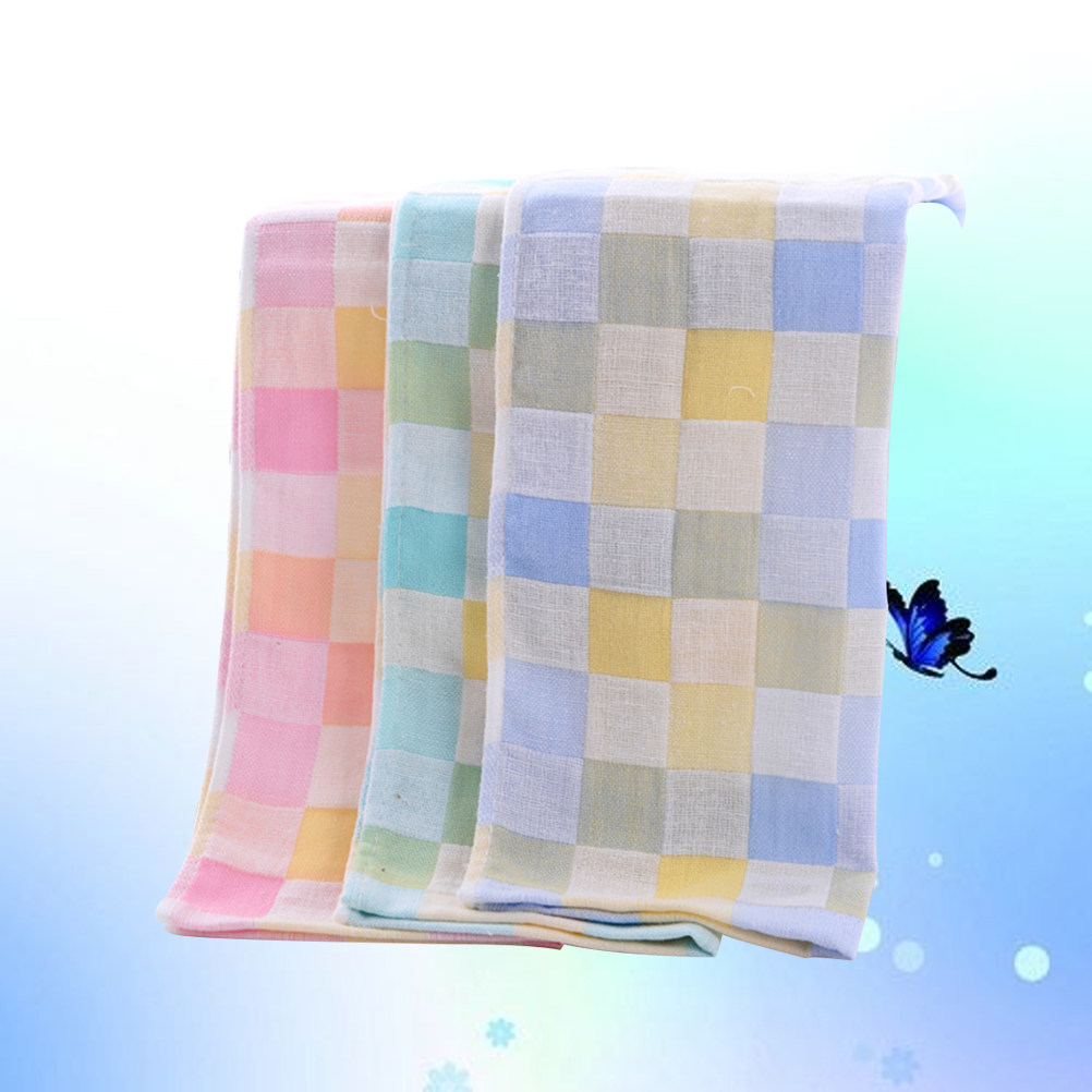 3Pcs Double-Layer Gauze Towels - đánh giá và giá Home Textiles Towel Set