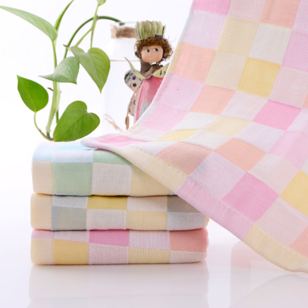 3Pcs Double-Layer Gauze Towels - đánh giá và giá Home Textiles Towel Set