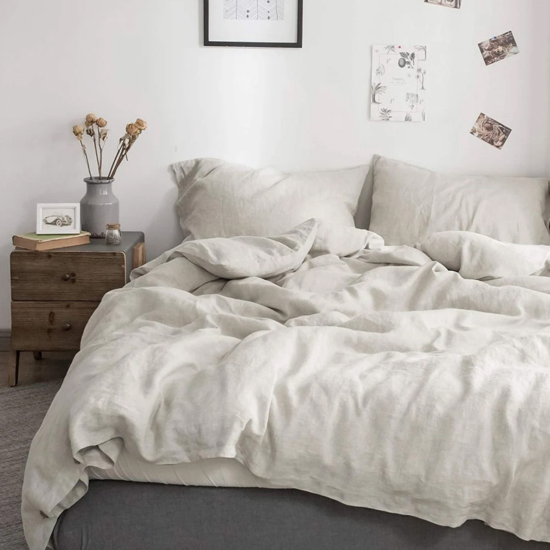 100% Linen Bed Duvet Cover Sto - đánh giá và giá Quality Home Textiles