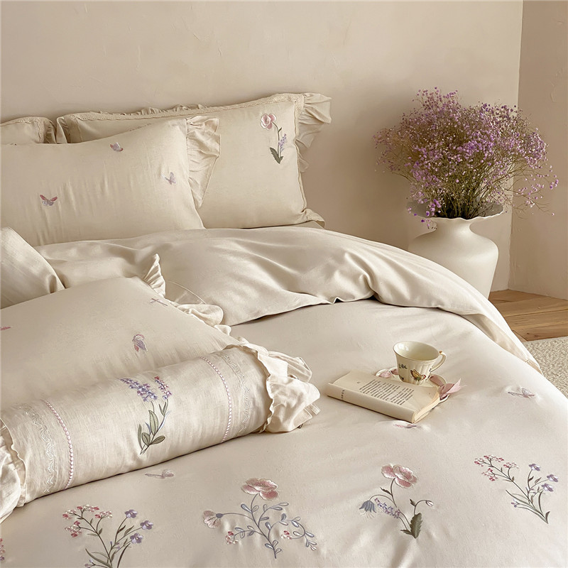 Luxury Flowers Towel Embroider - đánh giá và giá Home Textiles Towel Set