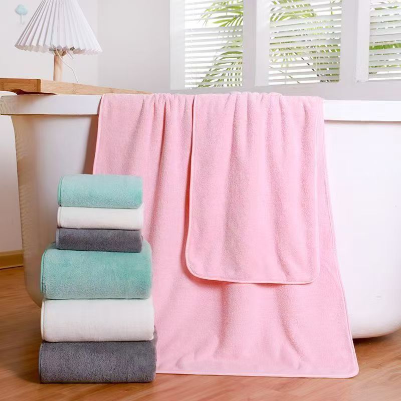 Coral Fleece Thickened Towel a - đánh giá và giá Home Textiles Towel Set