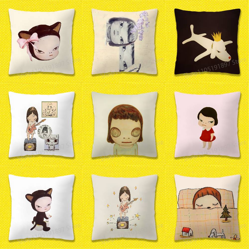 Japanese Girl Y-Yoshitomo Nara - đánh giá và giá Japanese Home Textiles