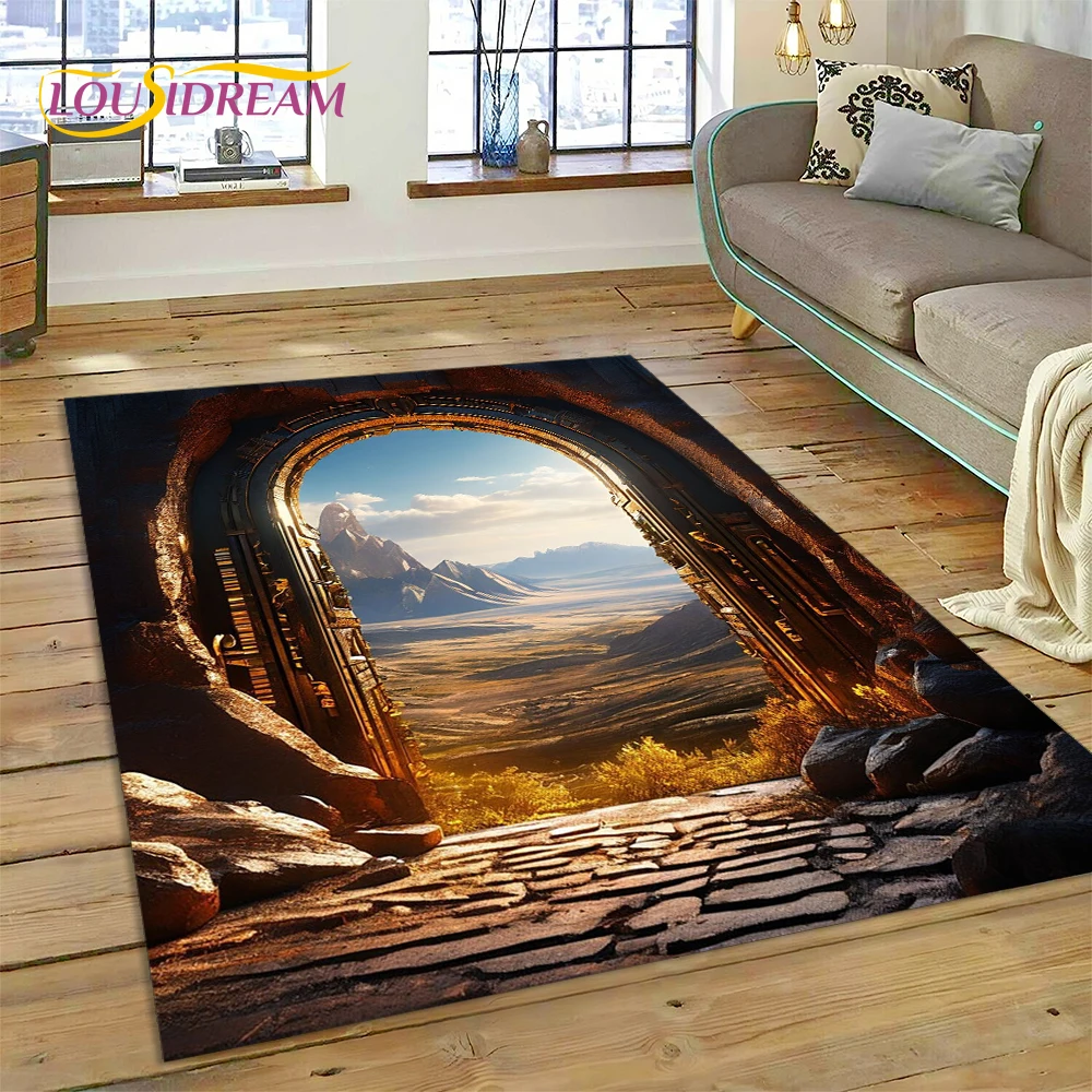 Illusion God's Temple Door Gat - đánh giá và giá Home Textiles Sale