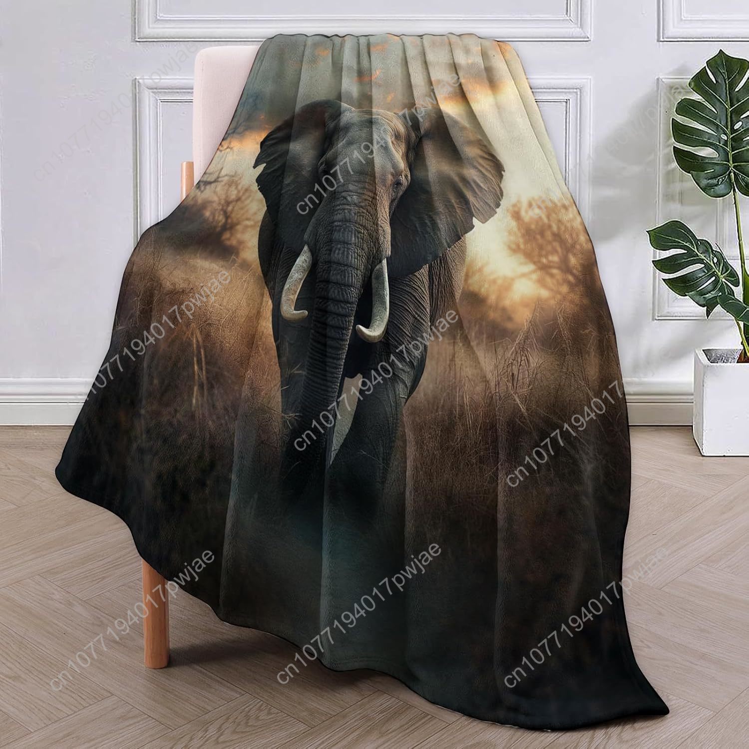 Elephant Fleece Blanket, Reali - đánh giá và giá Quality Home Textiles