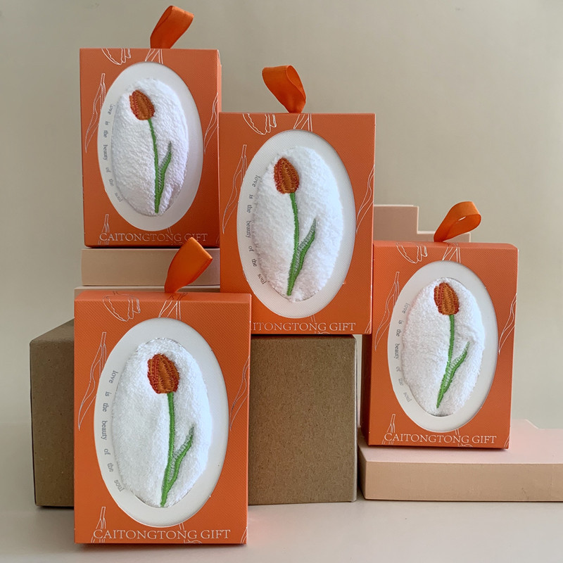 Embroidered Tulip Hand Towel S - đánh giá và giá Home Textiles Towel Set