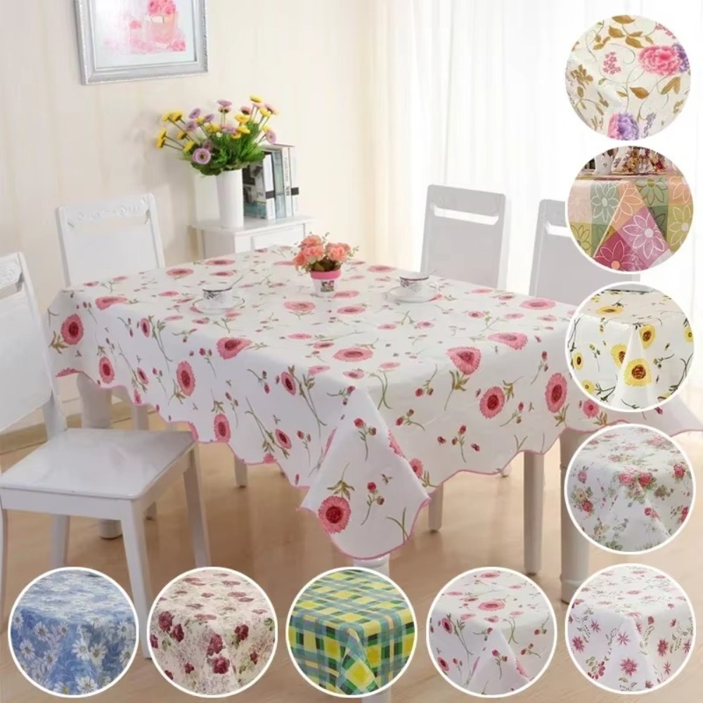Waterproof PVC Table Cloth Hom - đánh giá và giá Home Textiles Today News