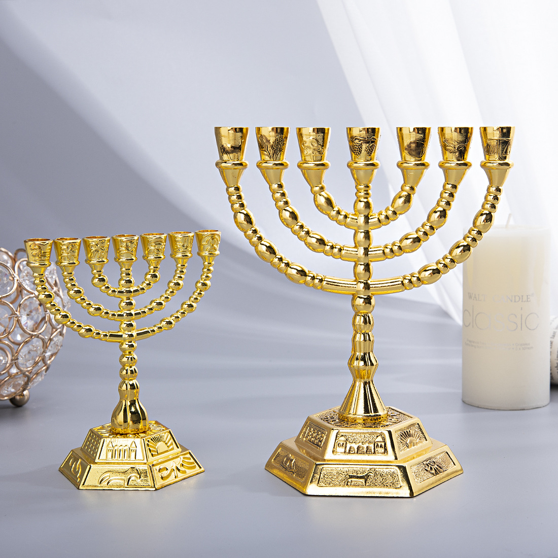 7 Branch Menorah Jewish Home D - đánh giá và giá Home & Hotel Textiles Private Limited
