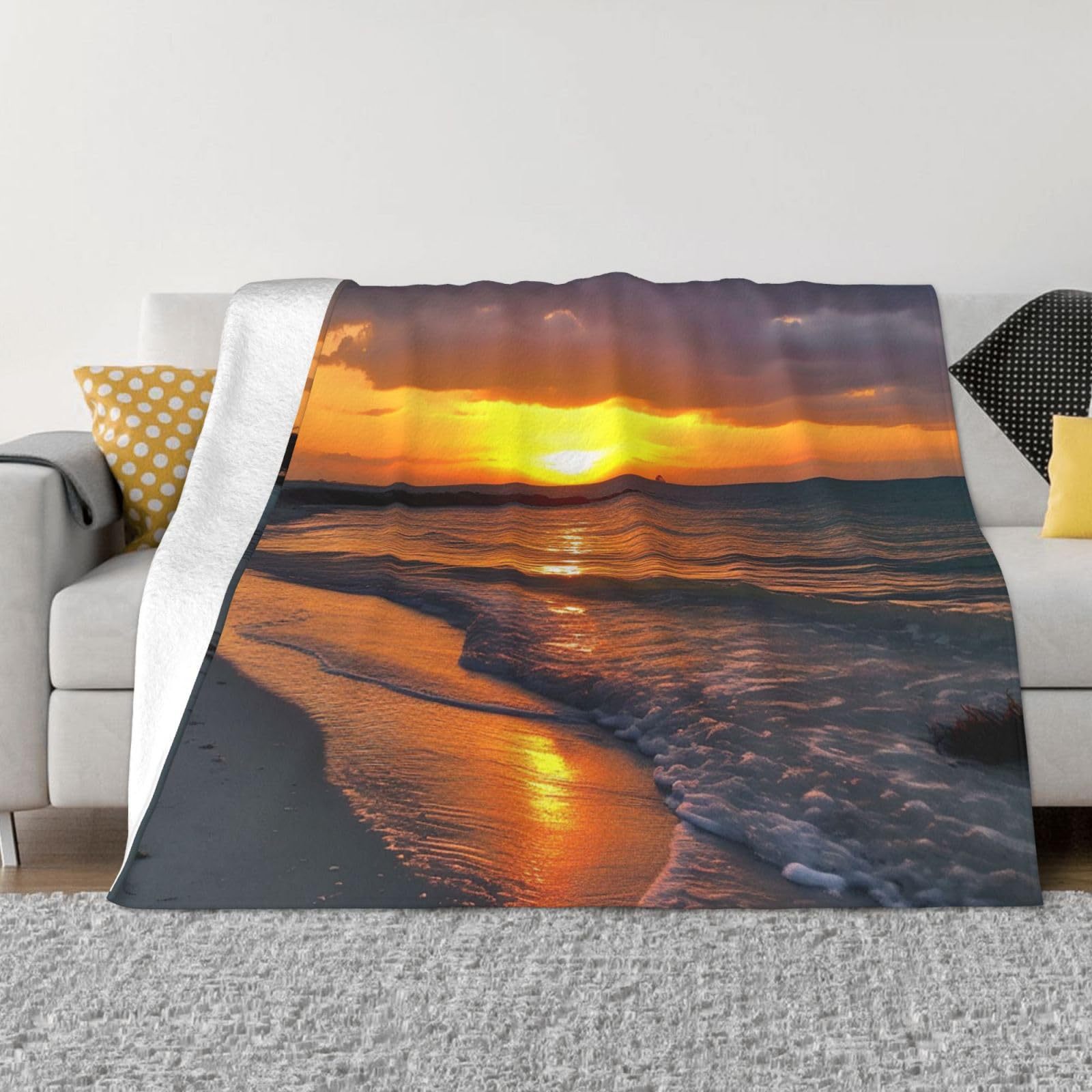Tropical Ocean Sunrise Printed - đánh giá và giá Sunrise Home Textiles & Apparel