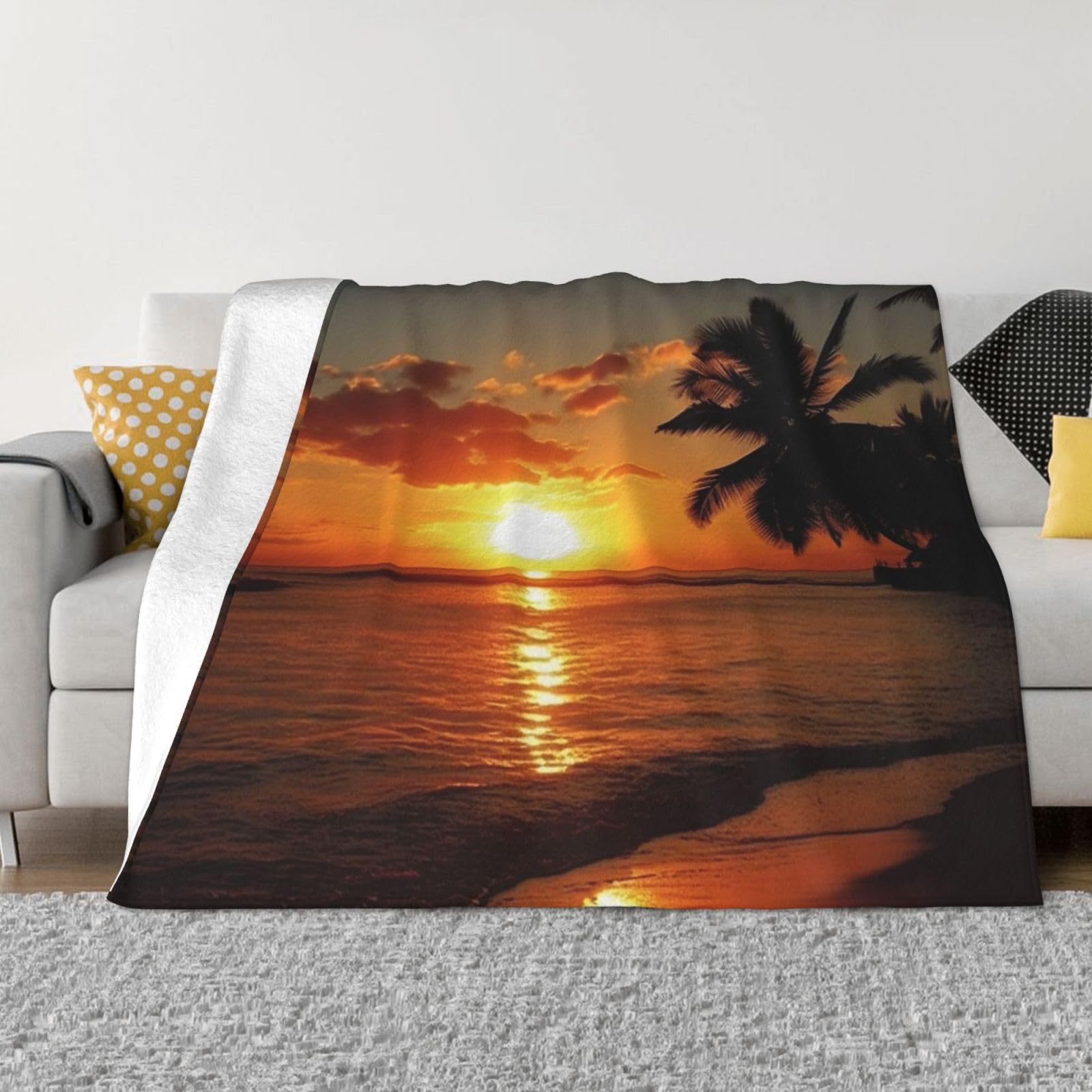 Tropical Ocean Sunrise Printed - đánh giá và giá Sunrise Home Textiles & Apparel