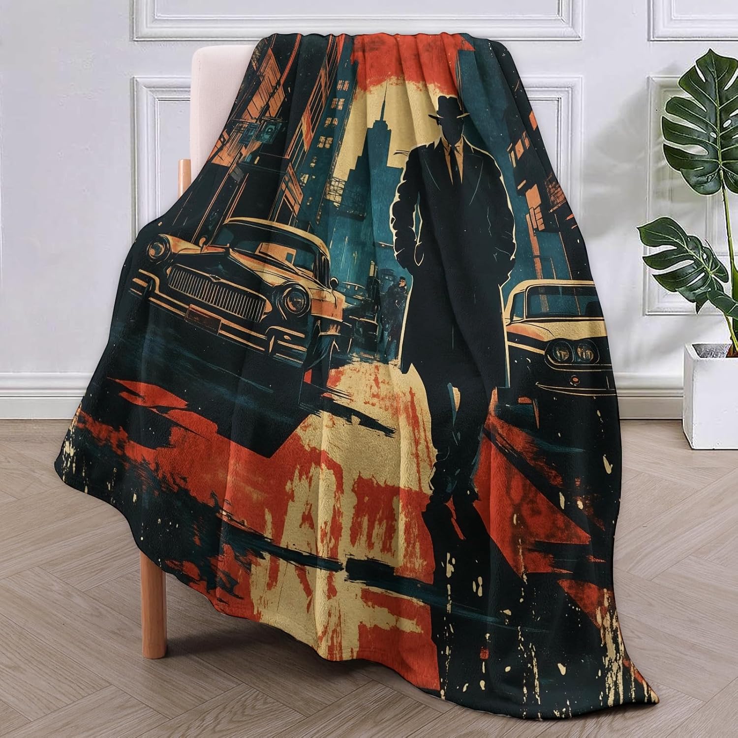 Noir Detective Blanket Gifts f - đánh giá và giá Quality Home Textiles